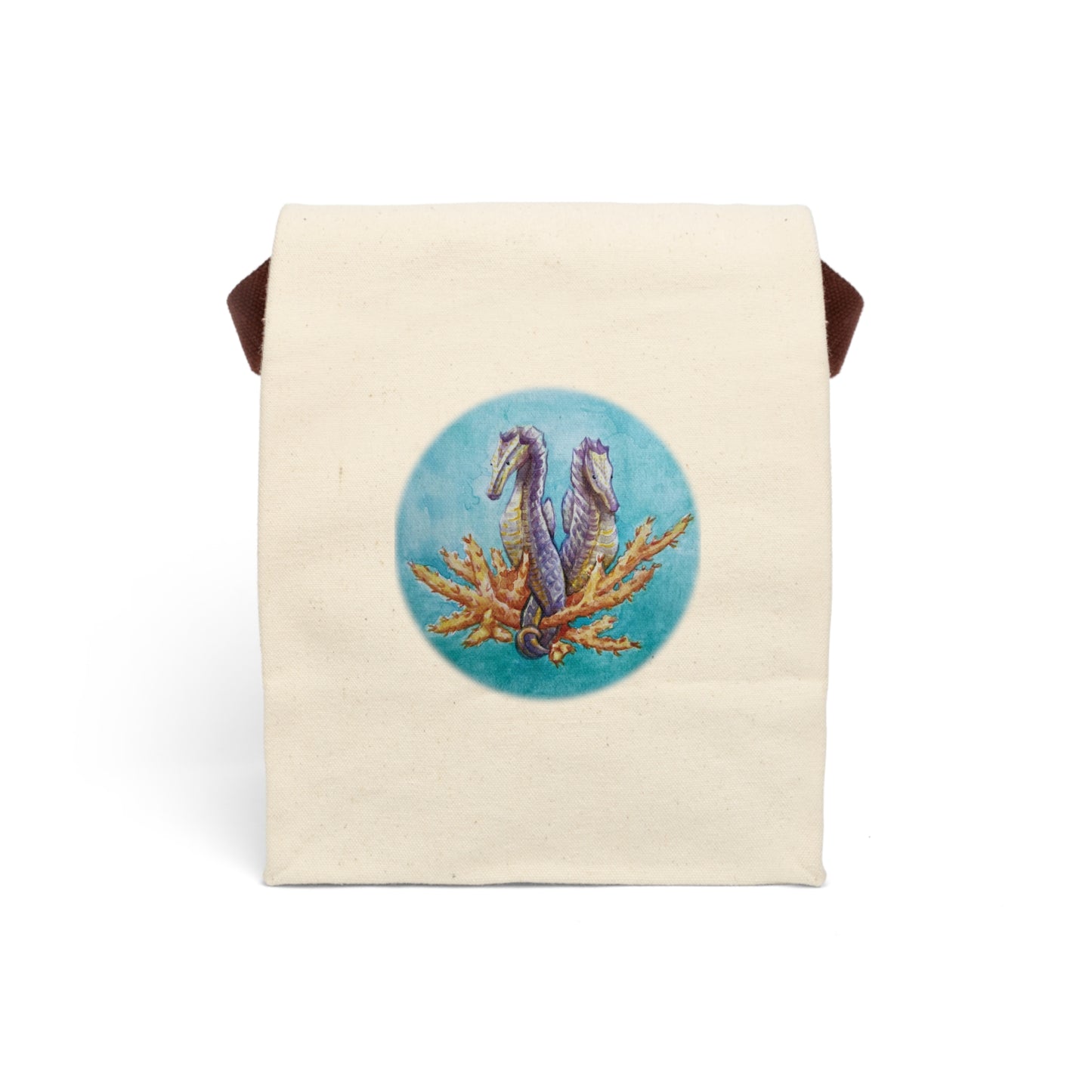 Seahorses Canvas Lunch Bag