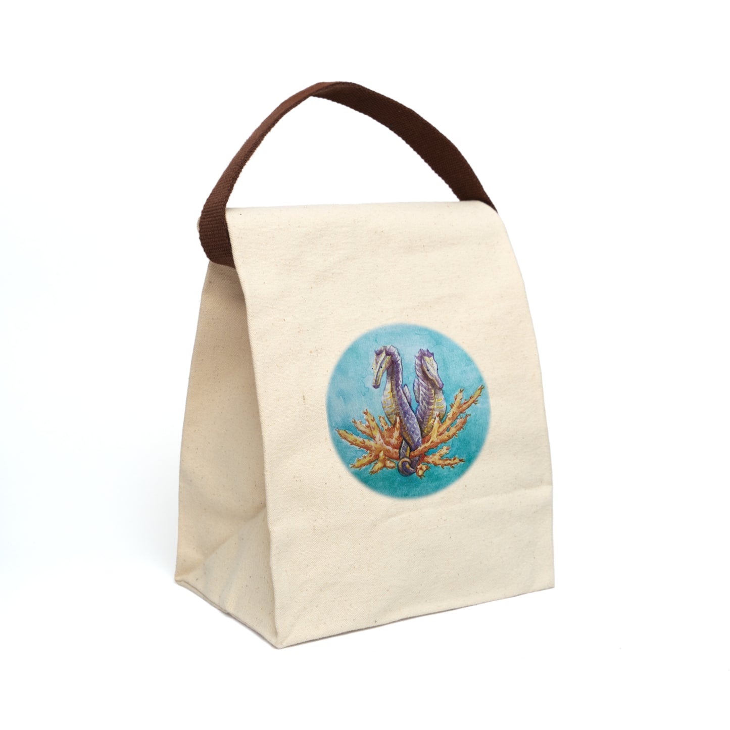 Seahorses Canvas Lunch Bag