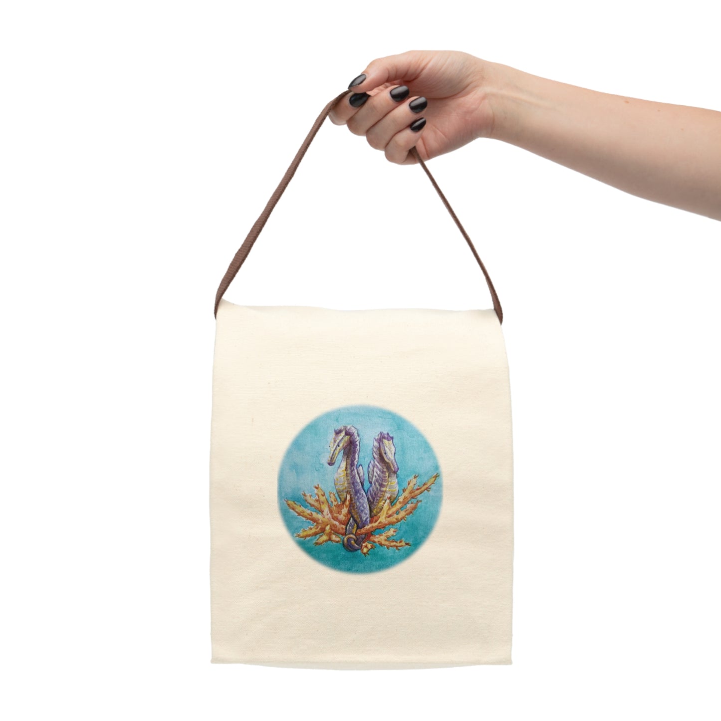 Seahorses Canvas Lunch Bag