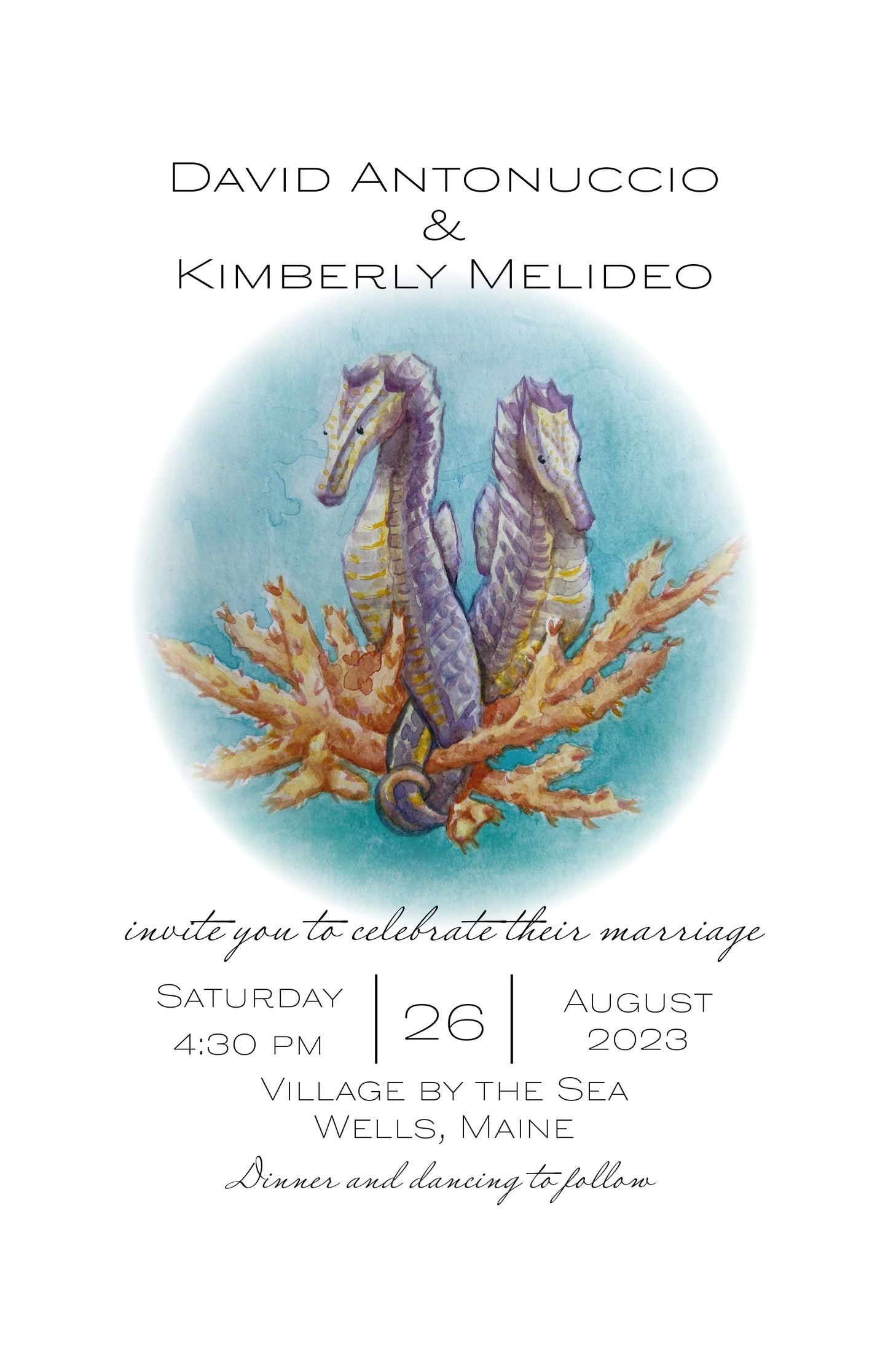 Wedding/Special Occasion Custom Invitation Design